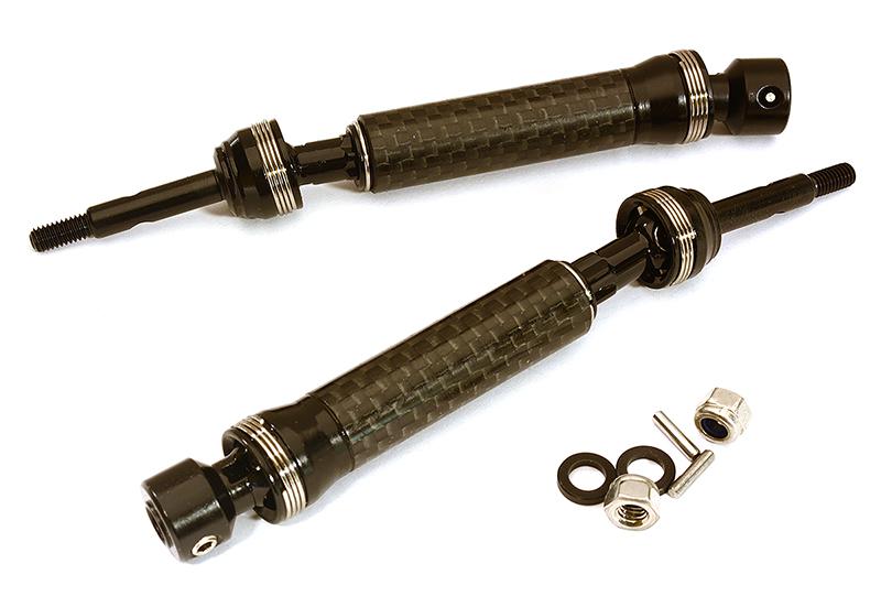 XHDv2 Steel Rear Universal Drive Shafts for Traxxas 1/10 Slash 4X4, Stampede 4X4