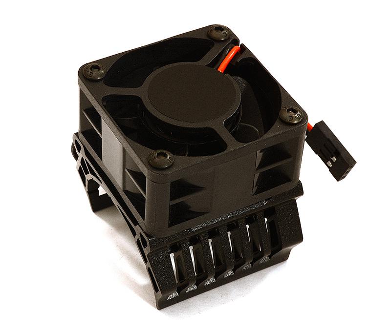 36mm Motor Heatsink+40x40mm Cooling Fan 16k rpm for Most 1/10 On-Road & Off-Road