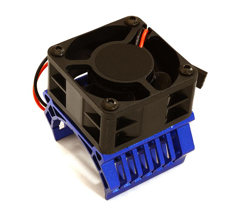 36mm Motor Heatsink+40x40mm Cooling Fan 16k rpm for Most 1/10 On-Road & Off-Road