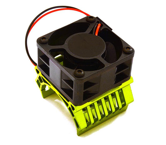 36mm Motor Heatsink+40x40mm Cooling Fan 16k rpm for Most 1/10 On-Road & Off-Road