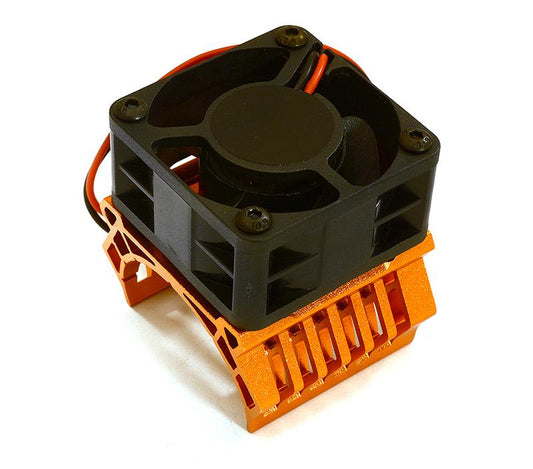 36mm Motor Heatsink+40x40mm Cooling Fan 16k rpm for Most 1/10 On-Road & Off-Road