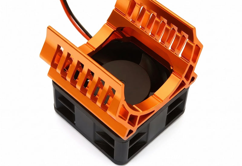 36mm Motor Heatsink+40x40mm Cooling Fan 16k rpm for Most 1/10 On-Road & Off-Road