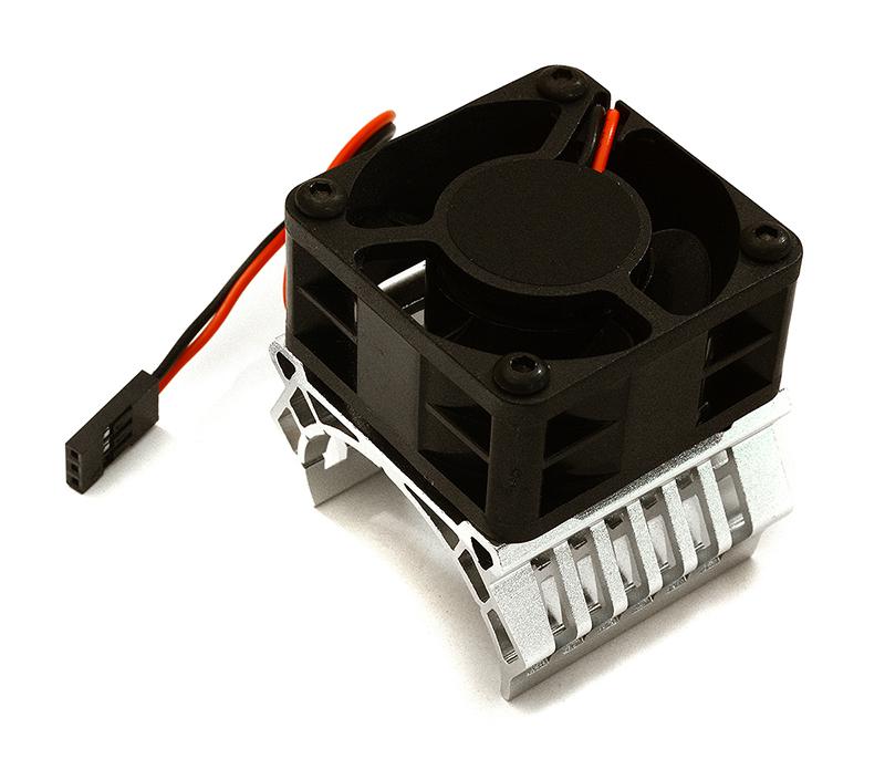 36mm Motor Heatsink+40x40mm Cooling Fan 16k rpm for Most 1/10 On-Road & Off-Road