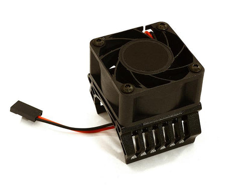36mm Motor Heatsink+40x40mm Cooling Fan 17k rpm for Most 1/10 On-Road & Off-Road