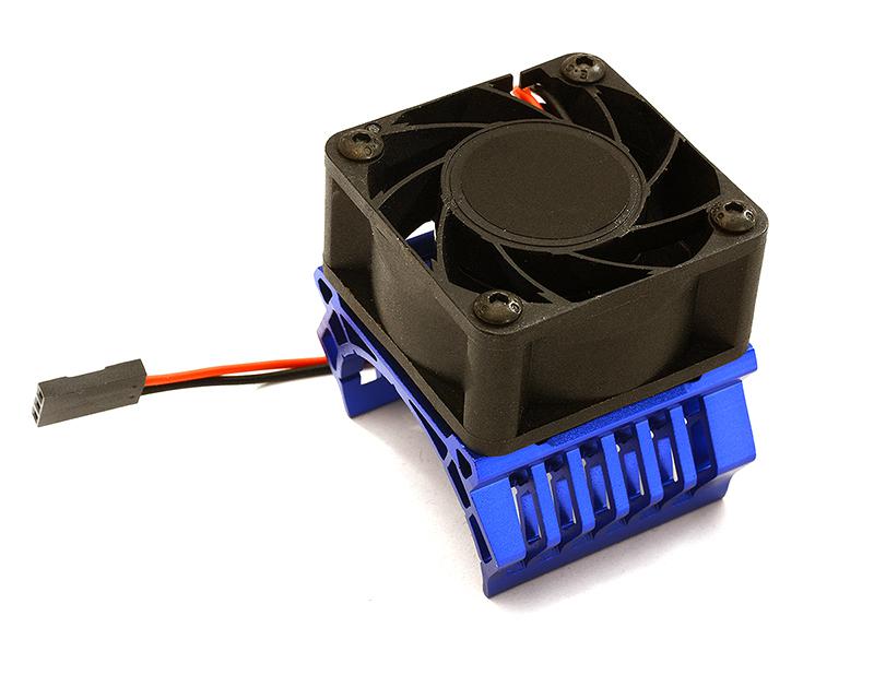 36mm Motor Heatsink+40x40mm Cooling Fan 17k rpm for Most 1/10 On-Road & Off-Road