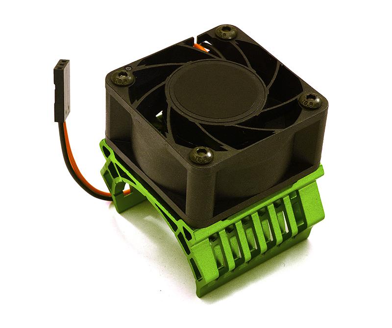 36mm Motor Heatsink+40x40mm Cooling Fan 17k rpm for Most 1/10 On-Road & Off-Road