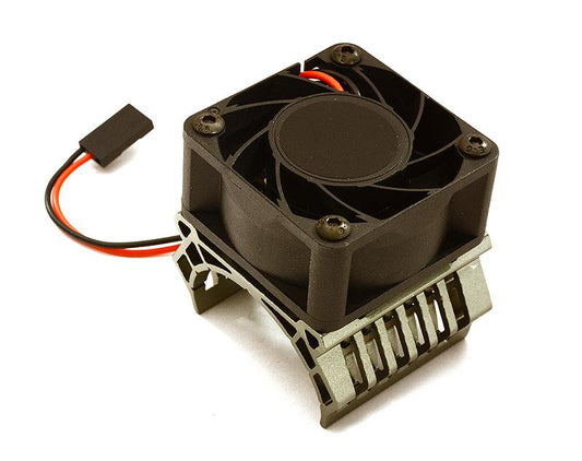 36mm Motor Heatsink+40x40mm Cooling Fan 17k rpm for Most 1/10 On-Road & Off-Road