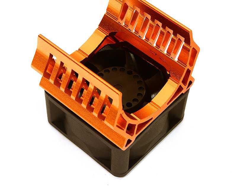 36mm Motor Heatsink+40x40mm Cooling Fan 17k rpm for Most 1/10 On-Road & Off-Road