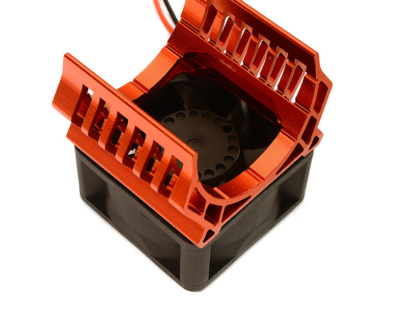 36mm Motor Heatsink+40x40mm Cooling Fan 17k rpm for Most 1/10 On-Road & Off-Road