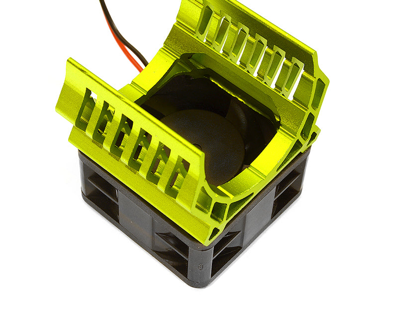 36mm Motor Heatsink+40x40mm Cooling Fan 16k rpm for 1/10 TR-MT10E & TRX-4