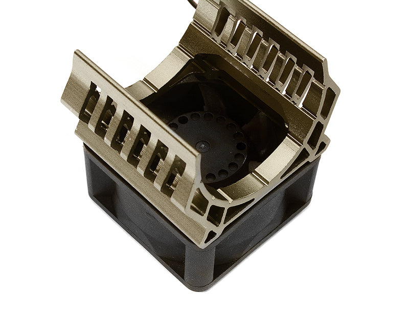 36mm Motor Heatsink+40x40mm Cooling Fan 17k rpm for 1/10 TR-MT10E & TRX-4
