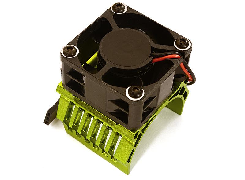 42mm Motor Heatsink+40x40mm Cooling Fan 16k rpm for 1/10 Summit & E-Revo