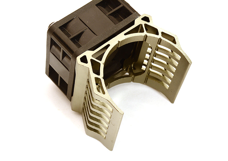 42mm Grey Motor Heatsink+40x40mm Cooling Fan 16k rpm for 1/10 Summit & E-Revo | Slayer | E-Revo 2.0