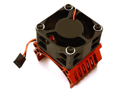 42mm Motor Heatsink+40x40mm Cooling Fan 16k rpm for 1/10 Summit & E-Revo