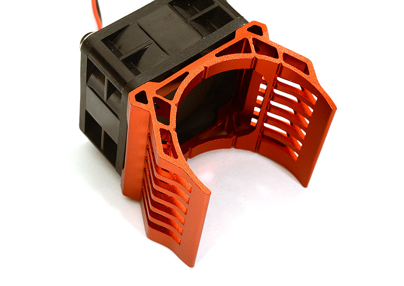 42mm Motor Heatsink+40x40mm Cooling Fan 16k rpm for 1/10 Summit & E-Revo | Slayer | E-Revo 2.0