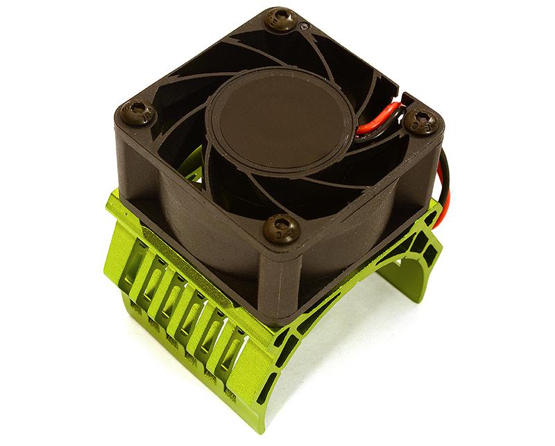 42mm Motor Heatsink+40x40mm Cooling Fan 17k rpm for 1/10 Summit & E-Revo