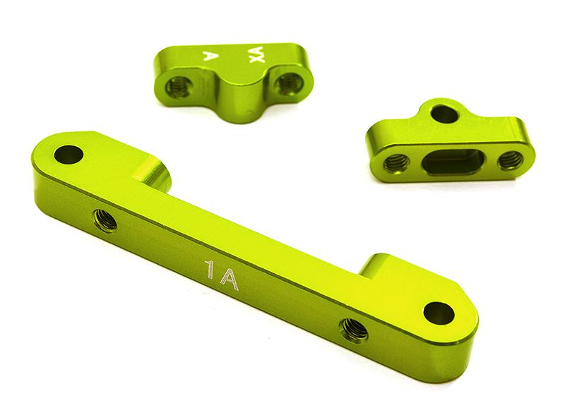 Billet Machined Alloy Front Suspension Mount Set for Tamiya 1/10 TA07 PRO