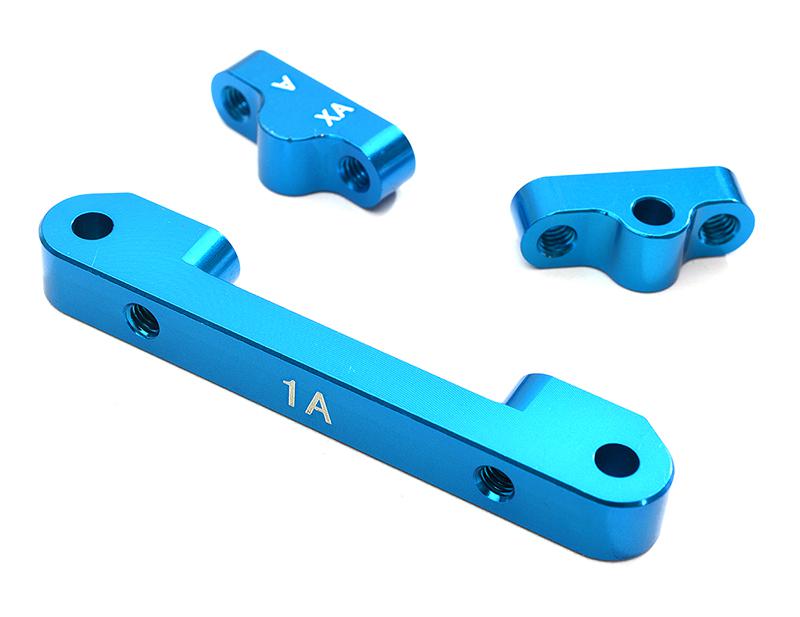 Billet Machined Alloy Front Suspension Mount Set for Tamiya 1/10 TA07 PRO