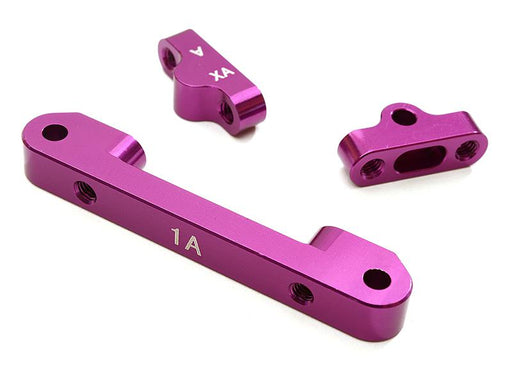 Billet Machined Alloy Front Suspension Mount Set for Tamiya 1/10 TA07 PRO