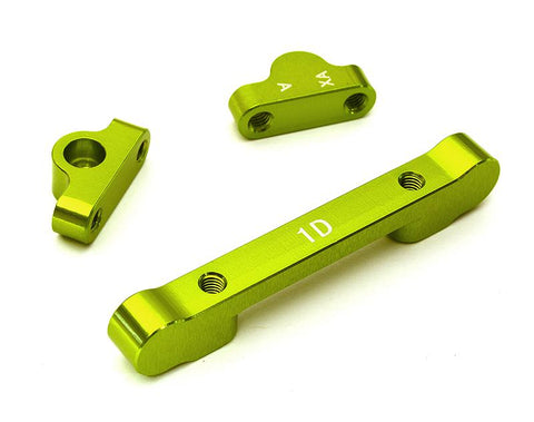 Billet Machined Alloy Rear Suspension Mount Set for Tamiya 1/10 TA07 PRO