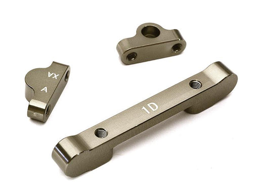 Billet Machined Alloy Rear Suspension Mount Set for Tamiya 1/10 TA07 PRO