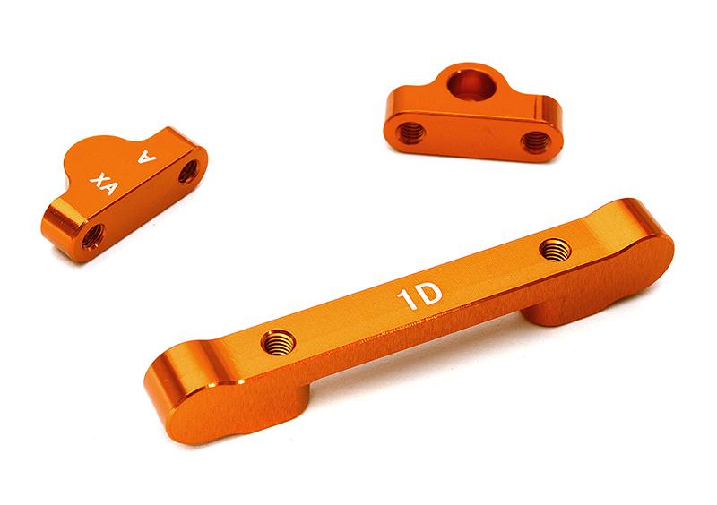 Billet Machined Alloy Rear Suspension Mount Set for Tamiya 1/10 TA07 PRO