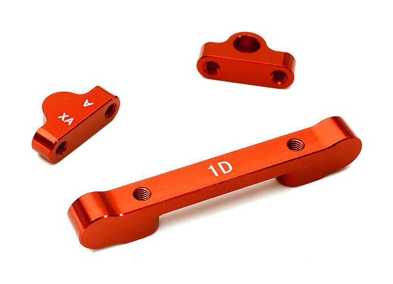 Billet Machined Alloy Rear Suspension Mount Set for Tamiya 1/10 TA07 PRO