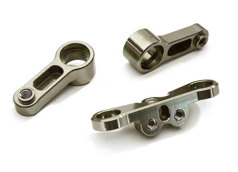 Billet Machined Alloy Steering Bell Crank for Tamiya 1/10 TA07 PRO