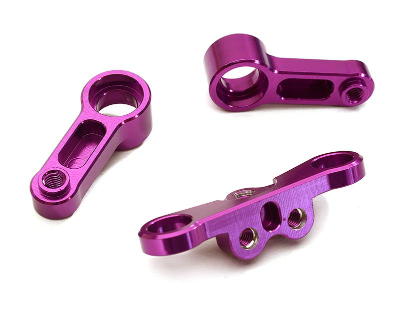 Billet Machined Alloy Steering Bell Crank for Tamiya 1/10 TA07 PRO