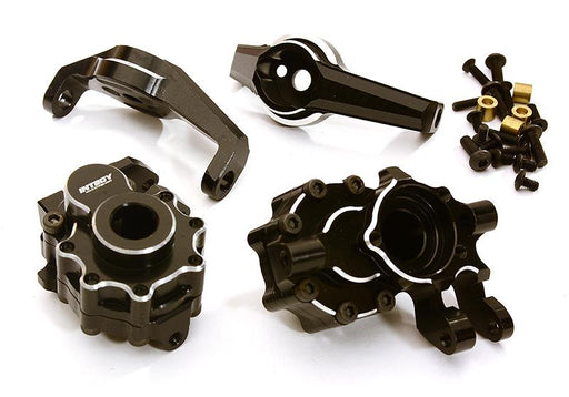 Machined Alloy Front Portal Housings & Uprights for Traxxas 1/10 TRX-4