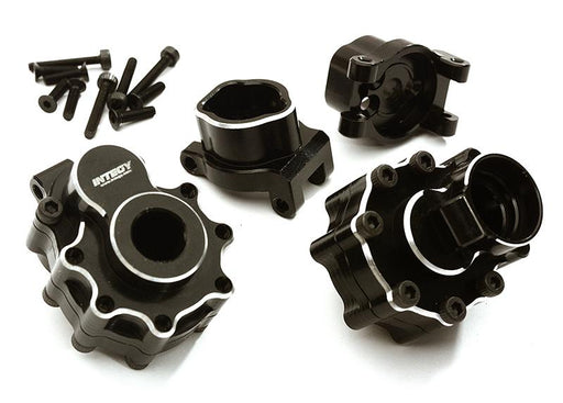 Billet Machined Alloy Rear Portal Drive Housing Set w/ Mount for Traxxas TRX-4
