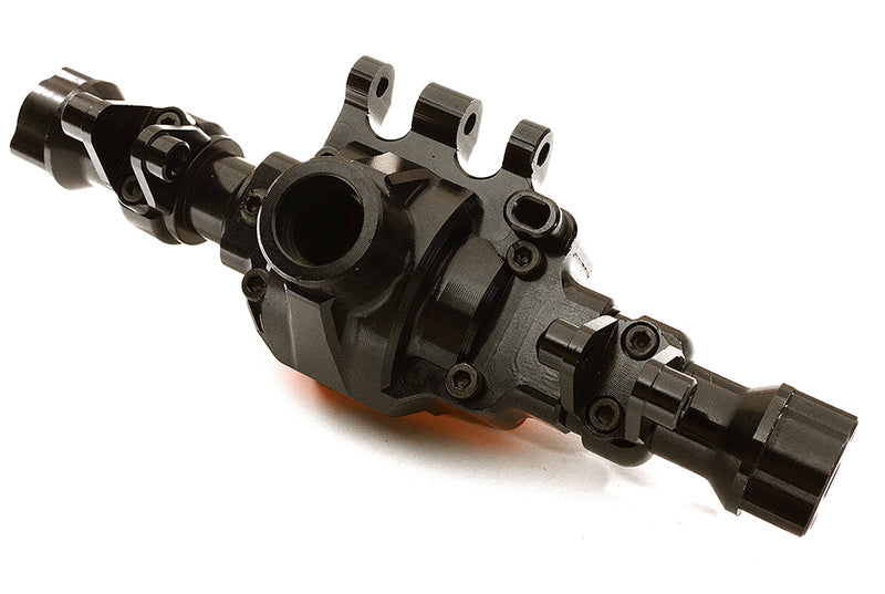 Black Billet Machined Rear Axle Housing for Traxxas TRX-4 Scale & Trail Crawler
