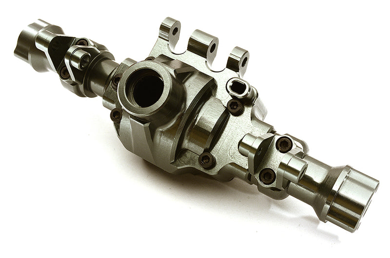 Billet Machined Rear Axle Housing for Traxxas TRX-4 Scale & Trail Crawler - Gun