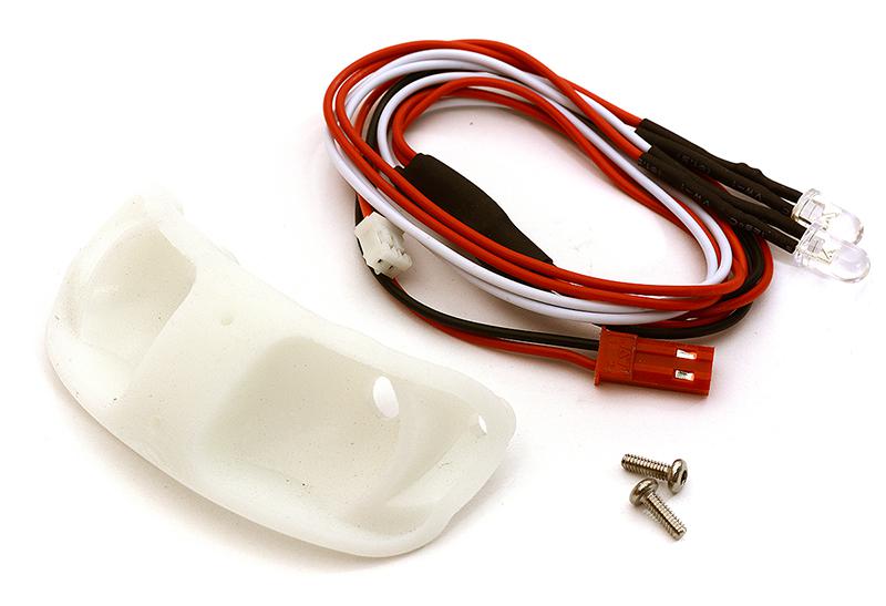 Front LED Light Set w/ Housing Bracket for Tamiya T3-01
