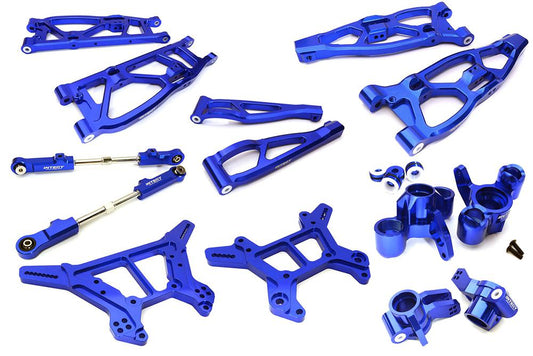 Blue Billet Machined Alloy Suspension Upgrade Kit for Arrma 1/8 Kraton 6S BLX