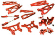 Red Machined Alloy Suspension Upgrade Kit for Arrma Kraton 6S BLX 1/8 Scale