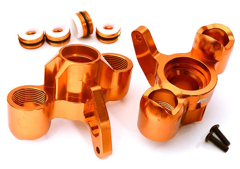 Orange Steering Knuckles Upgrade for Arrma Kraton 6S BLX 1/8 Scale