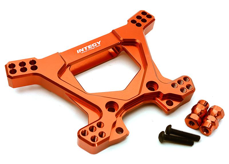 Billet Machined Alloy Rear Shock Tower for Traxxas 1/10 Rustler 4X4
