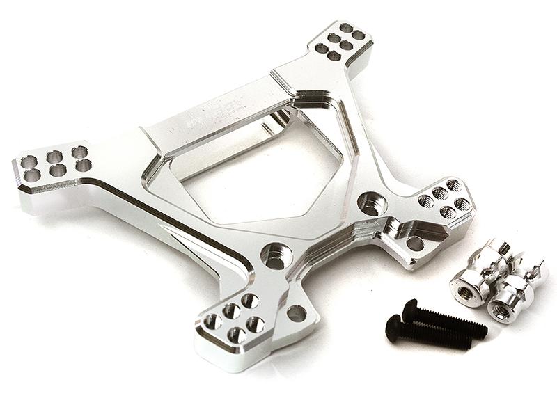 Billet Machined Alloy Rear Shock Tower for Traxxas 1/10 Rustler 4X4