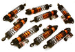Billet Machined Piggyback Shock Set (8) for Traxxas 1/10 Scale E-Maxx Brushless