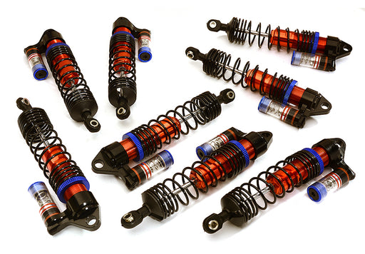 Billet Machined Piggyback Shock Set (8) for Traxxas 1/10 Scale E-Maxx Brushless