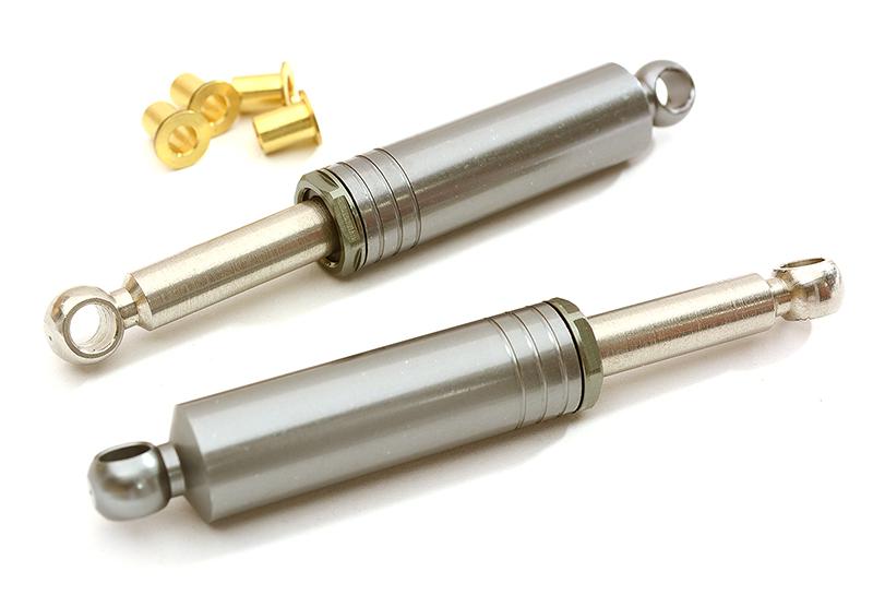 Realistic 60mm Off-Road Shock Set (2) for 1/10 Scale Rock Crawler & Scale Trucks