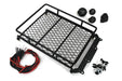 Realistic 1/10 Metal Luggage Tray with 4 LED Spot Light for Axial Wraith 2.2