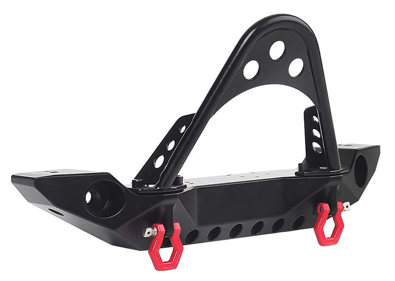 Realistic Front Alloy Bumper w/ LED for Most SCX-10 & TRX-4 w/ 40-43mm Mount