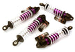 Billet Machined Piggyback Shock Set (4) for Traxxas 1/10 Slash 4X4