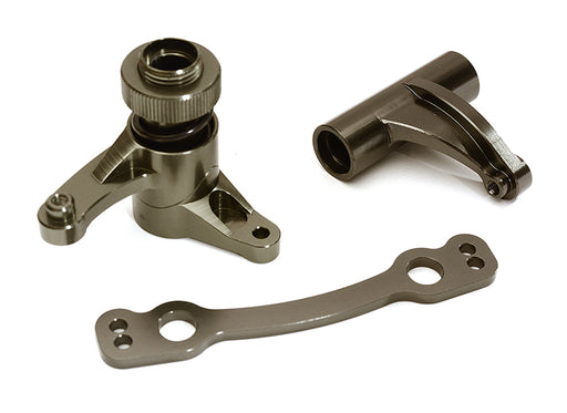 Billet Machined Alloy Steering Bell Crank Set for Arrma 1/8 Kraton 6S BLX