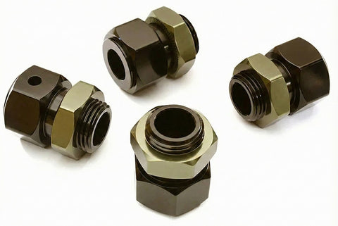Billet Machined Wheel Adapter 24mm Hex (4) for Losi 1/5 Desert Buggy XL-E & 2.0