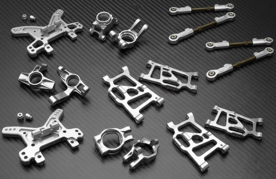 Silver Billet Machined Upgrade Conversion Kit for Losi 1/5 Desert Buggy XL-E 1.0