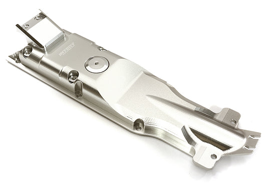 Silver Billet Machined Center Skid Plate Upgrade for Traxxas 1/10 E-Revo 2.0