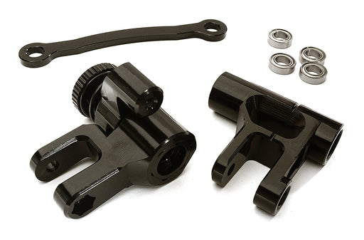 Black Billet Machined Steering Bell Crank for Losi 1/5 Desert Buggy XL-E